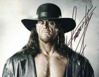 Undertaker Wwe Autographed Signed 8x10 Photo Reprint "