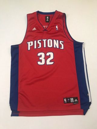 Richard Rip Hamilton Autographed Detroit Pistons Jersey Signed Auto Adidas XL 3