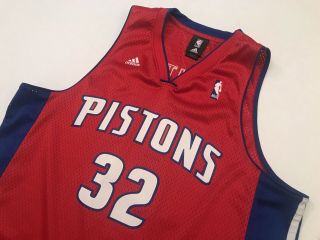 Richard Rip Hamilton Autographed Detroit Pistons Jersey Signed Auto Adidas XL 6