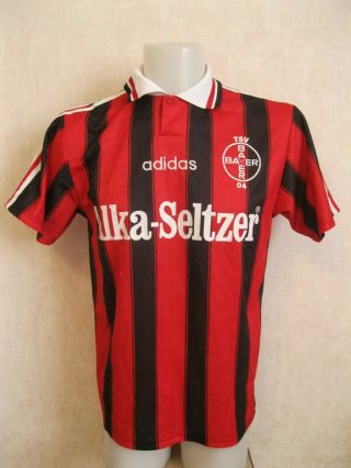 Bayer 04 Leverkusen 1995/1996 Home Size S Adidas Football Shirt Jersey Trikot