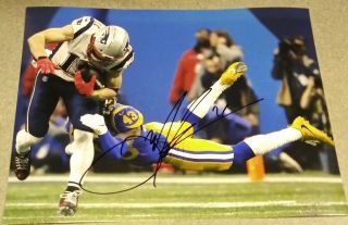 Julian Edelman England Patriots Sb Star Signed Autographed 11x14 Photo