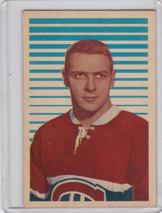 1963 - 64 Parkhurst Hockey 21 Gilles Tremblay Montreal Canadiens Hockey