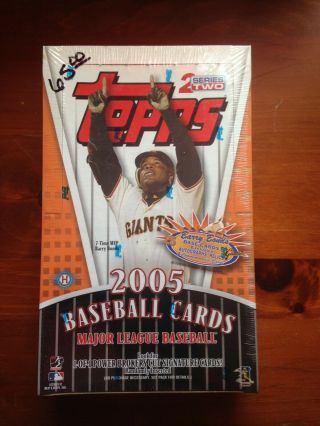 2005 Topps Mlb Baseball Series Two Factory Hobby Box -