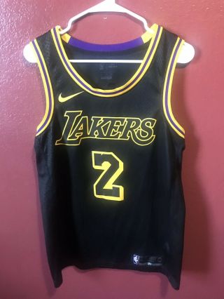 Lonzo Ball Nike Lakers Swingman Basketball Jersey Size M (44)
