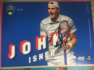 2019 Western & Southern Exclusive Tennis Card Autograph John Isner W/ Proof