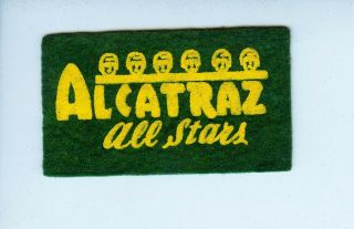 1940s - 50 Alcatraz All Stars American Nut Chocolate College Football Mini Pennant
