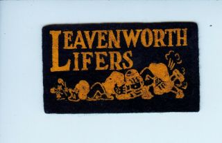 40s - 1950 Leavenworth Lifers American Nut Chocolate College Football Mini Pennant