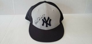 Adam Ottavino York Yankees Game Issued Autograph Hat Mlb All Star Pitcher