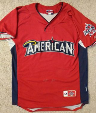 2010 Mlb All Star Game American League Majestic Authentic Jersey Size Medium