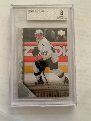 Sidney Crosby Young Guns Rookie Bgs 8