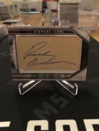 2019 Diamond Icons Richie Ashburn Cut Signatures Auto 3/4 Philadelphia Phillies 2