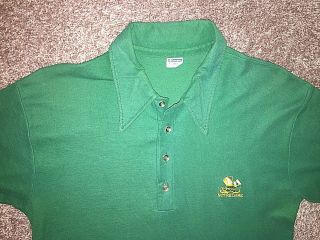 Rare Old Vintage Notre Dame Irish Football Polo Xl Shirt Retro Green Jersey Soft