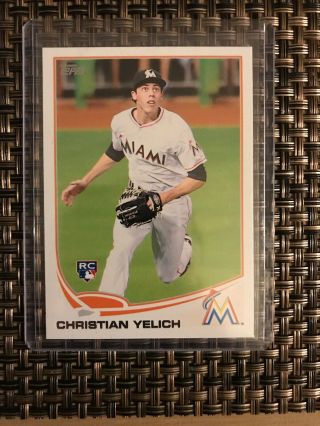 2013 Christian Yelich Topps Update Baseball Rookie Card Rc Us290 Miami Marlins