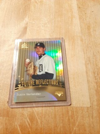 Justin Verlander 2005 Upper Deck Reflections Future Reflections Rookie 241 Rc