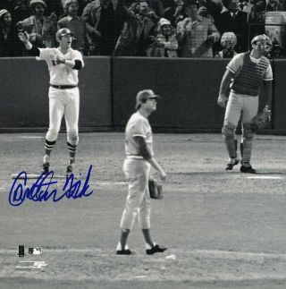 Carlton Fisk 8 X10 Autographed Signed Photo (red Sox Hof) Reprint
