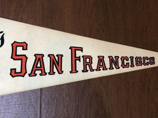 VTG 1970s San Francisco Giants MLB Baseball Pennant 30” 2