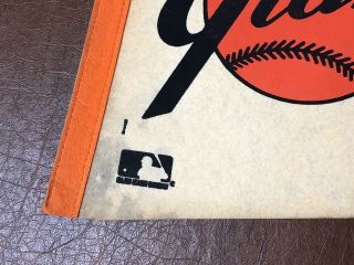 VTG 1970s San Francisco Giants MLB Baseball Pennant 30” 4