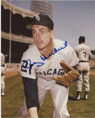 Ray Herbert Chicago White Sox Signed 8x10 Photo W/