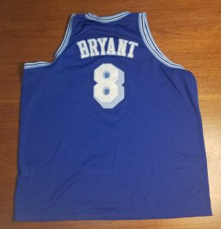 Mens Blue Nike Kobe Bryant Los Angeles Lakers 8 Jersey Size 4XL XXXXL Stitched 6