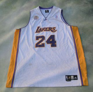 Adidas Nba Los Angeles Lakers 60th Anniversary Kobe Bryant 24 Jersey Size 60.