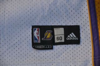 Adidas NBA Los Angeles Lakers 60th Anniversary Kobe Bryant 24 Jersey Size 60. 4
