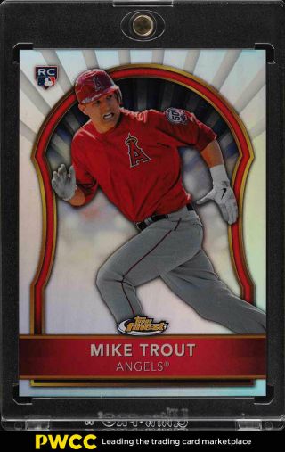 2011 Finest Refractor Mike Trout Rookie Rc /549 94 (pwcc)