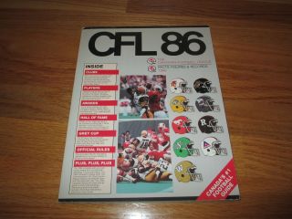 Canadian Football League Cfl 1989 Facts Figures & Records Book Tracy Ham Mvp