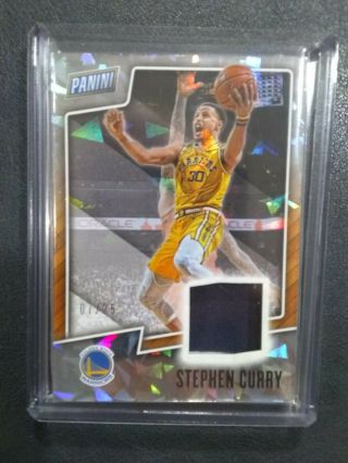 Stephen Curry 2019 Panini Fathers Day Cracked Ice Relic 07/25 Golden St Warriors