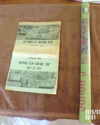1971 6 Hour Watkins Glen Can Am 200 Press Kit,  Undated 6 Hour Can Am Poster