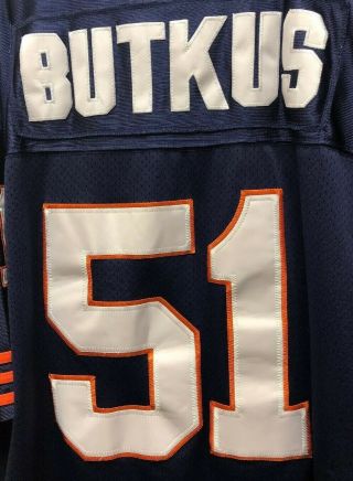 Dick Butkus Chicago Bears 51 Football Jersey Players of the Century 2XL 54 8