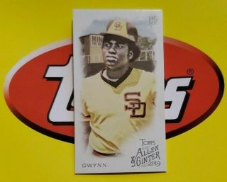 2019 Tony Gwynn Topps Allen & Ginter Mini Extended From Rip Card 399 Sp