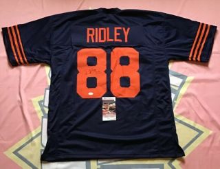 Riley Ridley Autographed Signed Jersey Chicago Bears Jsa Witnessed