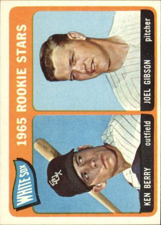 1965 Topps Baseball Card 368 Rookie Stars/ken Berry/gibson - Nm
