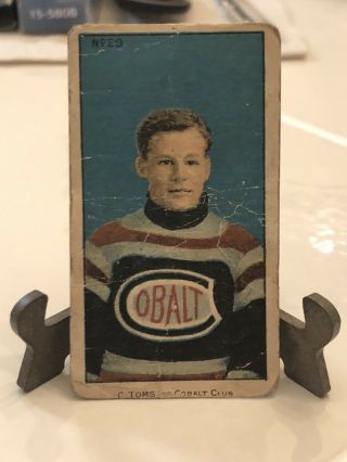 1910/11 Imperial Tobacco Hockey Card C.  Toms,  Toronto.  No.  29