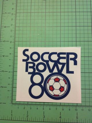 Nasl Transfer On Twill Patch: Soccer Bowl 80