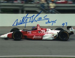 Willy T Ribbs Autographed 1993 Indy 500 8x10 Photo
