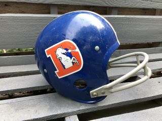 Rare Vntg 1979 Denver Broncos Rawlings Small Football Helmet Nfl Sports