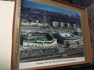 Comiskey Park Old 9/30/1990 Last Game Aerial Chicago White Sox Poster 24x20