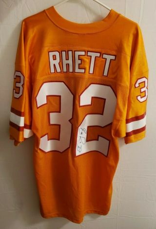 Errict Rhett Signed Tampa Bay Bucs Authentic Russell Jersey - Size 44
