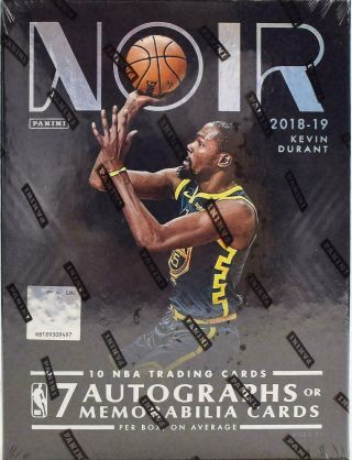 2018 - 19 Panini Noir Nba Basketball Factory Hobby Box