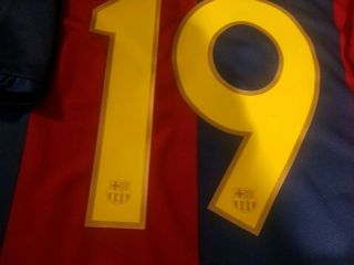 Barcelona soccer jersey Lionel Messi 19Season 2007 size XL men 3