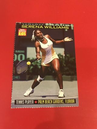 1999 Si For Kids Serena Williams Series 4 Rc Sports Illustrated