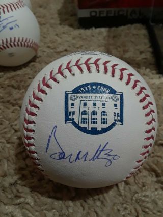 Don Mattingly Signed Autographed Commerative Yankee Baseball Jsa Aa61227