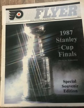 Philadelphia Flyers 1987 Stanley Cup Finals Souvenir Edition Rare Limited