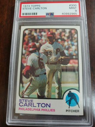 1973 Topps Steve Carlton Philadelphia Phillies 300 Psa 9 Hof