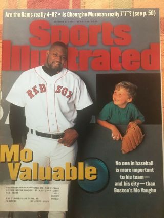 Sports Illustrated October 2,  1995 - Mo Vaughn