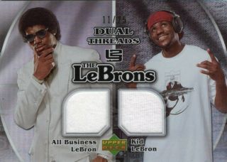 2006 - 07 Ud Reserve The Lebrons Dual Threads Lm - 6 Lebron James 11/25