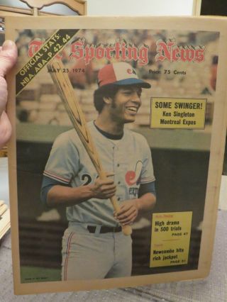 The Sporting News May 25,  1974 (montreal Expos 