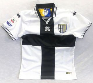Parma Calcio Official Errea Mens S Home Football Shirt 2018 - 2019 Maglia Jersey