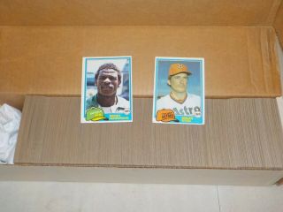 1981 Topps Baseball Complete Set 726 Cards W/ Raines Rc,  Nolan,  752